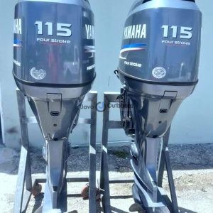 PAIR 2010 YAMAHA F115LB OUTBOARD MOTOR