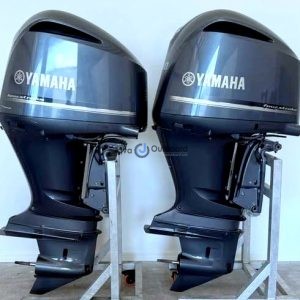 PAIR 2022 YAMAHA F300XCA 25” OUTBOARD MOTOR